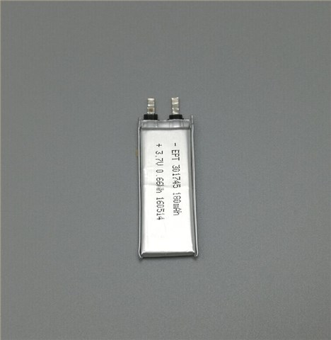 3.7V 180mAh 301745 MPOS機三元聚合物鋰電池 3.7V 180mAh 301745 MPOS機三元聚合物鋰電池