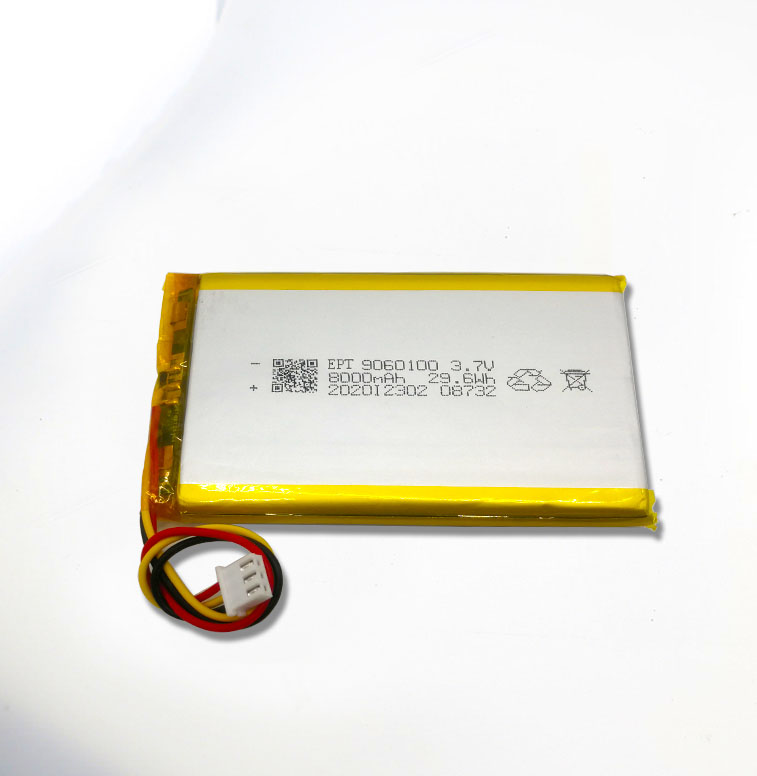 3.7V 9060100 8000mAh 智能風(fēng)扇聚合物鋰電池 3.7V 9060100 8000mAh 智能風(fēng)扇聚合物鋰電池
